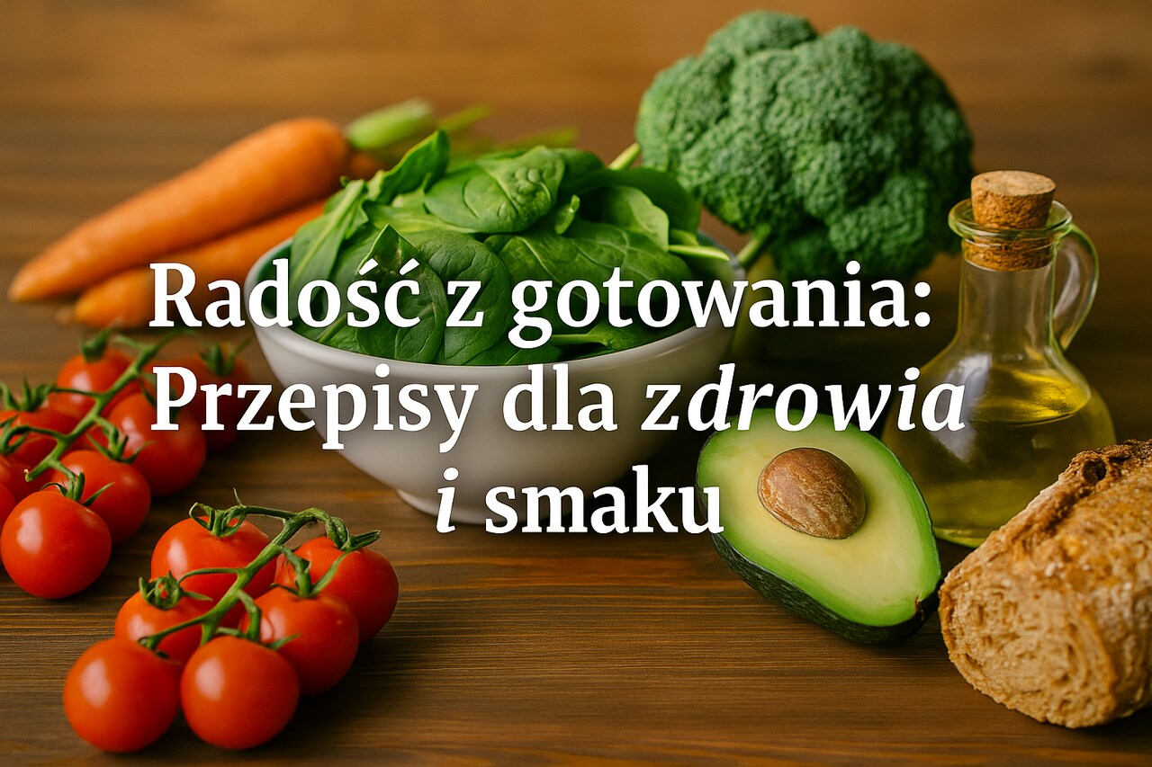 Radość z gotowania: Przepisy dla zdrowia i smaku – jak kochać gotować, jeść lepiej i czuć się świetnie każdego dnia