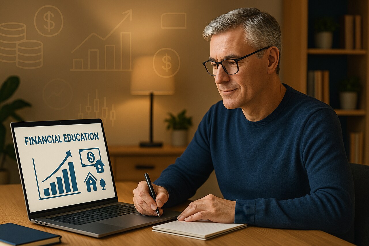 Edukacja finansowa po 50-tce: Inwestycje dla początkujących i bezpieczne strategie