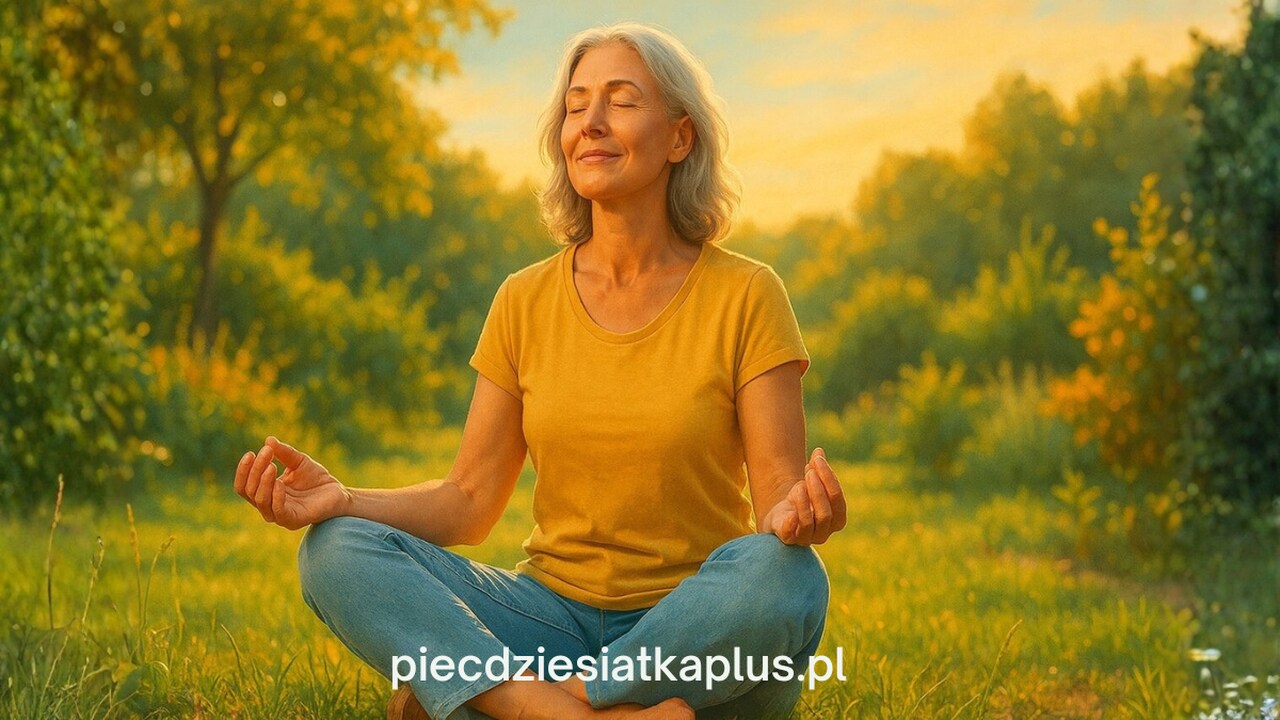 Dojrzała osoba sama - szczęśliwa, niezależna, nowy początek, samorealizacja, siła